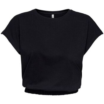 Vêtements Femme Débardeurs / T-shirts sans manche Only 15252470 MAY LIFE-BLACK Noir