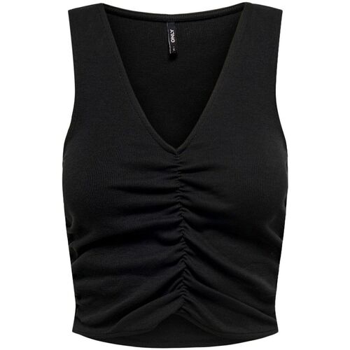 Vêtements Femme Débardeurs / T-shirts SS20 sans manche Only 15294173 NILAN-BLACK Noir