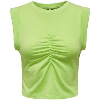 Vêtements Femme Débardeurs / T-shirts SS20 sans manche Only 15294707 SANNI-SHARP GREEN Vert