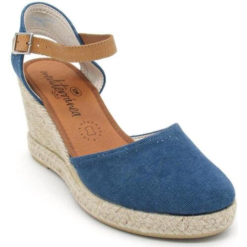 Chaussures Femme Sandales et Nu-pieds Mediterranea  Bleu