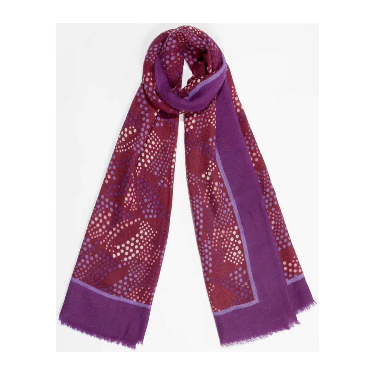 Accessoires textile Femme Echarpes / Etoles / Foulards La Fiancee Du Mekong Echarpe en laine DRIMA Violet