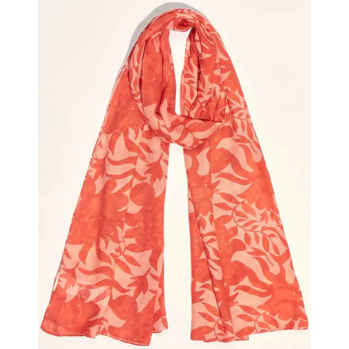 Accessoires textile Femme Echarpes / Etoles / Foulards La Fiancee Du Mekong Grand foulard imprimé AURELIA Rose