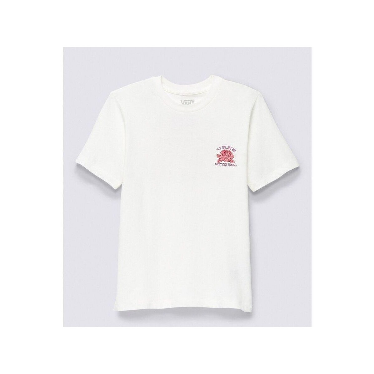 Vêtements Fille T-shirts & Polos Vans VN00041EFS81-WHITE Blanc