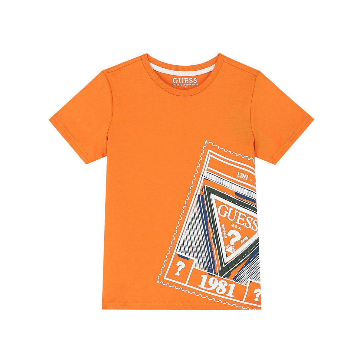 Vêtements Garçon T-shirts & Polos Guess G-L3GI01K8HM0 Orange