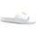 Chaussures Femme Bottes Liu Jo Kos 01 Ciabatta Slipper Spreading Logo White BA2173EX098 Blanc