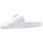 Chaussures Femme Multisport Liu Jo Kos 01 Ciabatta Slipper Spreading Logo White BA2173EX098 Blanc