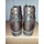 Chaussures Femme Boots Kickers Boots en cuir Marron