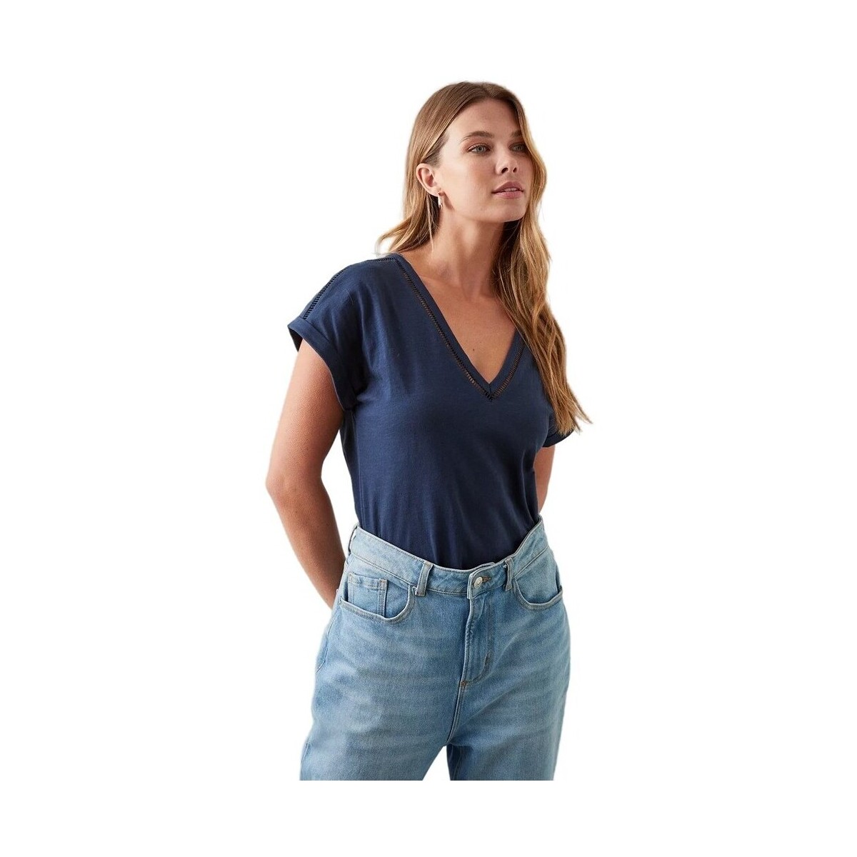 Vêtements Femme T-shirts manches longues Dorothy Perkins DP1835 Bleu