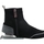 Chaussures Femme Multisport Liu Jo Maxi Wonder 37 Knit Mid Cow Sneaker Black BA2063TX145 Noir