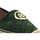 Chaussures Femme Bottes Liu Jo Vera 05 Espadrillas Logo Jaquard Green SA2279TX021 Vert