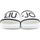 Chaussures Femme Multisport Liu Jo Kos 2 Ciabatta Slipper Rubber White Black BA2169EX102 Blanc
