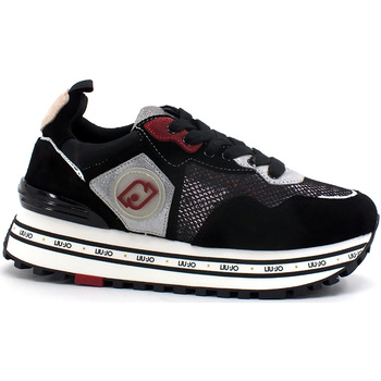 Chaussures Femme Bottes Liu Jo Maxi Wonder 1 Sneaker Sequins Black BF1051PX064 Noir