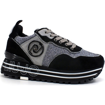 Chaussures Femme Bottes Liu Jo Maxi Wonder 24 Sneaker Donna Lux Black BF1055PX027 Noir