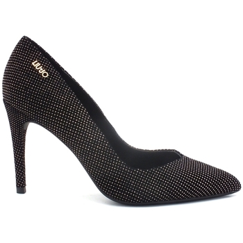 Chaussures Femme Bottines Liu Jo Vickie 05 Décolleté Glittered Black SF1147PX196 Noir