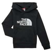 Vêtements Garçon Sweats New Balance Hoodie met logo op de rug in grijs BOYS DREW PEAK P/O HOODIE Noir