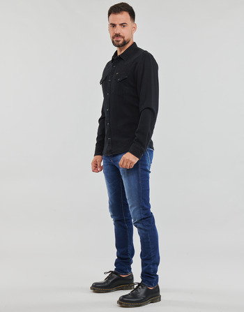 Sorte højtaljede skinny-jeans fra River Island
