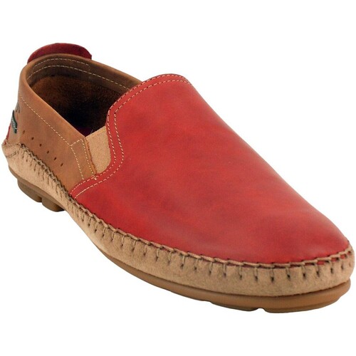 Chaussures Homme Mocassins Fluchos Dorian-F1178 Rouge