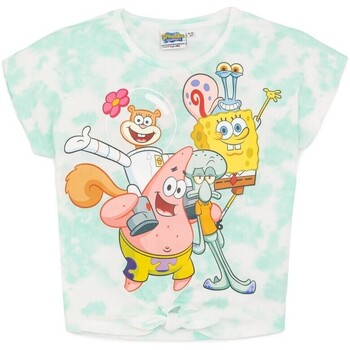Vêtements Fille T-shirts manches longues Spongebob Squarepants  Blanc