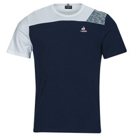 Vêtements Homme T-shirts manches courtes Le Coq Sportif SAISON 1 Tee SS N°1 M bleu essentiel / gris