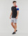 Vêtements Homme T-shirts Hooded manches courtes Le Coq Sportif BAT TEE SS N°1 Noir / Rouge