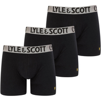 Sous-vêtements Homme Boxers Lyle & Scott Christopher 3-Pack Boxers Noir