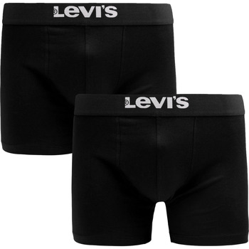 Sous-vêtements Homme Caleçons Levi's Boxer-shorts Brief Lot de 2 Noir Noir