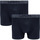 Sous-vêtements Homme Caleçons Levi's Boxer-shorts Brief Lot de 2 Marine Melange Bleu