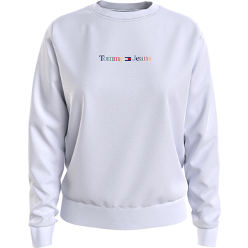 Vêtements Femme Sweats Tommy Jeans Reg Serif Color Sweater Blanc