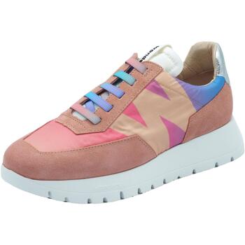 Chaussures Femme Baskets mode Wonders A-2422-T Trend Nylon Rose