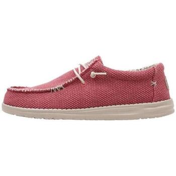 Chaussures Homme Chaussures bateau HEY DUDE WALLY BRAIDED Rouge