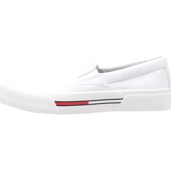 Chaussures Homme Baskets basses Tommy paia Hilfiger Tommy paia JEANS SLIP ON CANVAS COLOR Blanc
