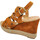 Chaussures Femme Sandales et Nu-pieds Mkd - Sandales compensées Flores Crute Marron