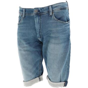 Vêtements Homme Shorts logo-print / Bermudas Teddy Smith Scotty 3 reg sweat denim Bleu