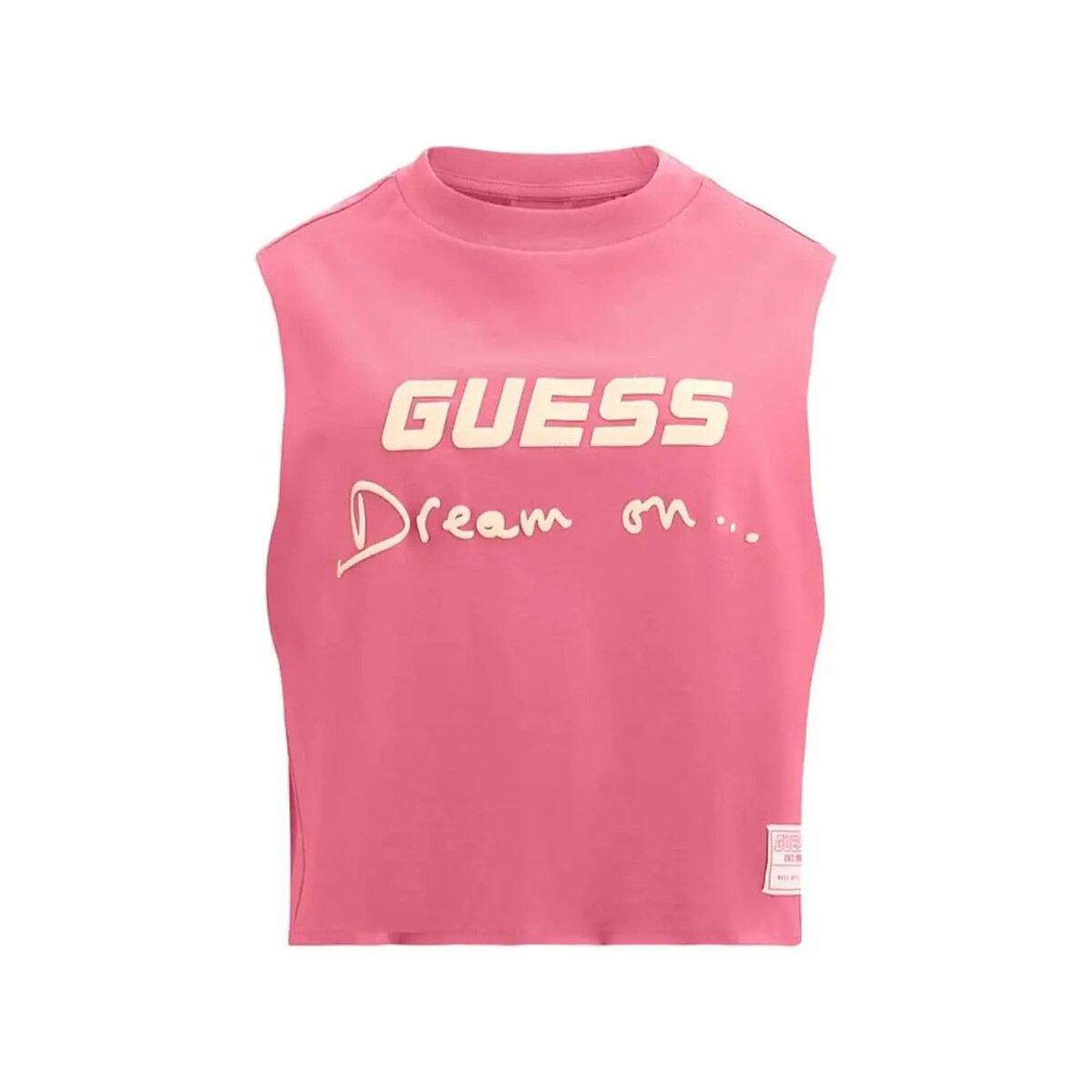 Vêtements Femme Débardeurs / T-shirts sans manche Guess Dream on style Rose