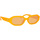 Montres & Bijoux Femme Lunettes de soleil The Attico Occhiali da Sole  X Linda Farrow Irene 14C10 Orange