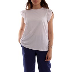 Vêtements Femme T-shirts manches courtes Emme Marella CORTE Blanc