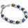 Montres & Bijoux Homme Bracelets Cryady BR-39 BOGOTA-AZZURRO*METAL/BLUE multicolore