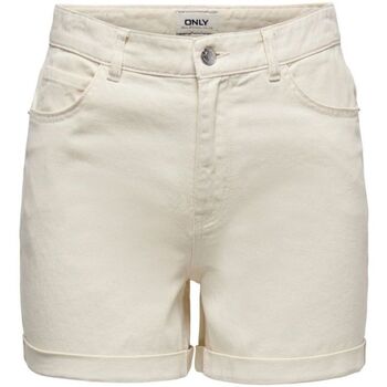 Vêtements Femme Shorts con / Bermudas Only 15230571 VEGA-ECRU Blanc