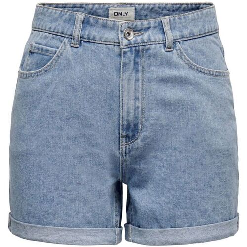 Vêtements Femme Shorts / Bermudas Only 15230571 VEGA-LIGHT BLUE DENIM Bleu