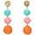 Montres & Bijoux Femme Boucles d'oreilles Luna Collection 70339 Multicolore