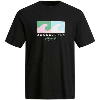 Vêtements Homme T-shirts manches courtes Jack & Jones 146819VTPE23 Noir