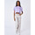 Vêtements Femme T-shirts & Polos The Attico V-neck cotton T-shirt Bianco Tee Shirt F231013 Violet