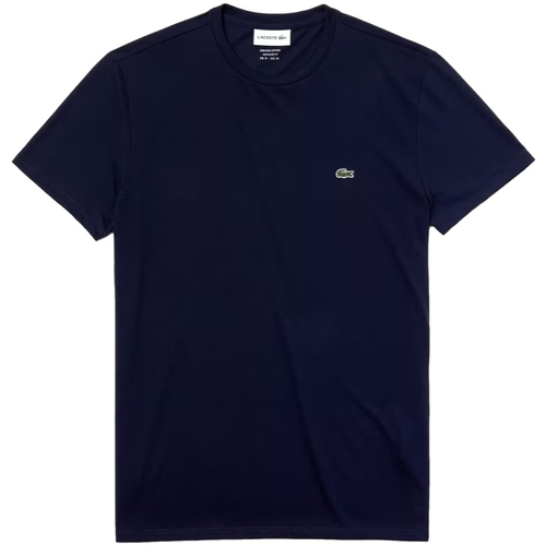 Vêtements Homme T-shirts & Polos Lacoste Pima Cotton T-Shirt - Blue Marine Bleu
