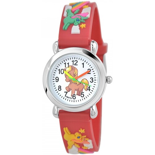 Bottines / Boots Montres Analogiques Sc Crystal MF582-ROUGE Rouge