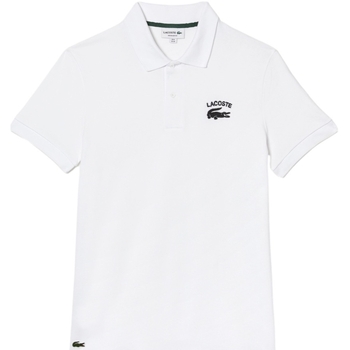Vêtements Homme T-shirts & Polos Lacoste Stretch Mini Piqué Polo Shirt - Blanc Blanc