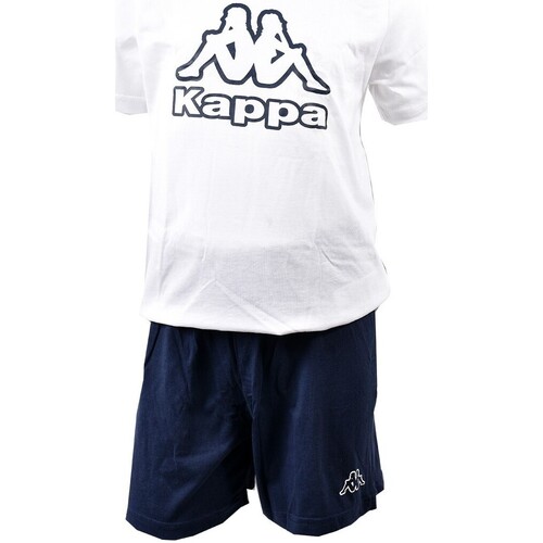 Vêtements Garçon Pyjamas / Chemises de nuit Kappa 0333 BL Blanc