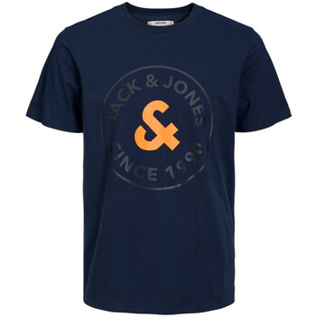 Vêtements Garçon official official cash money t shirt Jack & Jones 12224927 Bleu