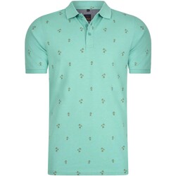 Vêtements Homme Polos manches courtes Mario Russo Polo Palm Tree Vert