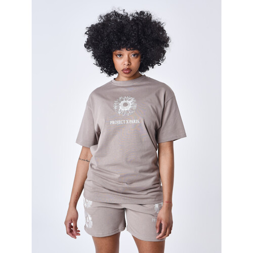 Vêtements Femme T-shirts & Polos Project X Paris Tee Shirt F231100 Gris
