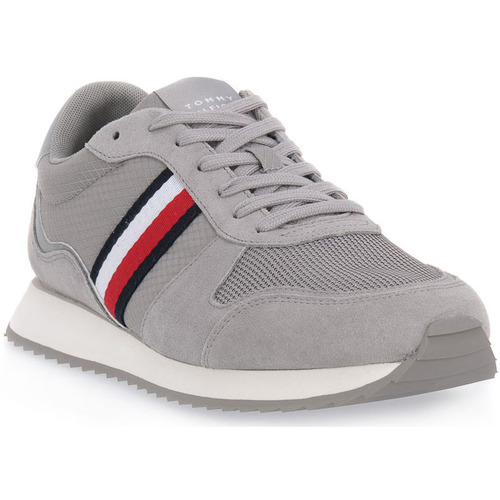 Chaussures Homme Baskets mode Tommy Hilfiger PRT  LO RUNNER Gris